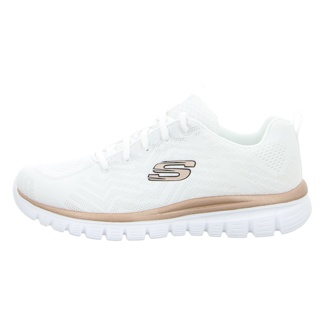 Skechers - 12615 WTRG - Graceful-Get connect - white/rose gold - Sneaker