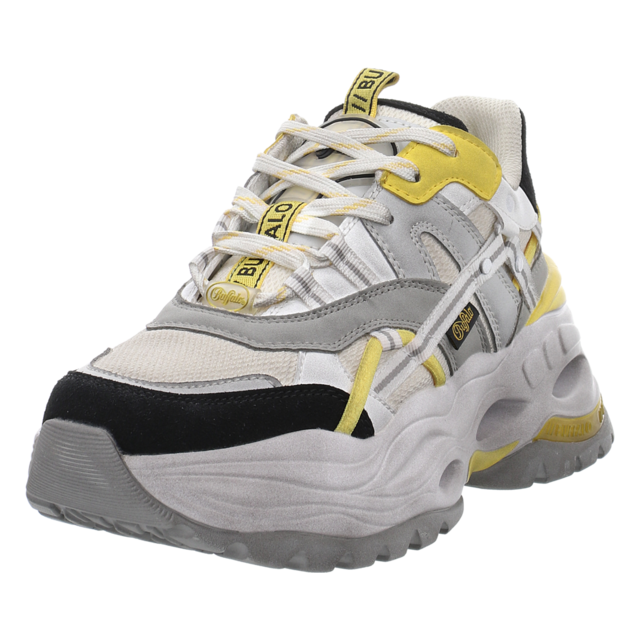 Buffalo - BN16363011 - Triplet Hollow VNTG - grey/yellow - Sneaker