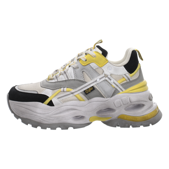 Buffalo - BN16363011 - Triplet Hollow VNTG - grey/yellow - Sneaker