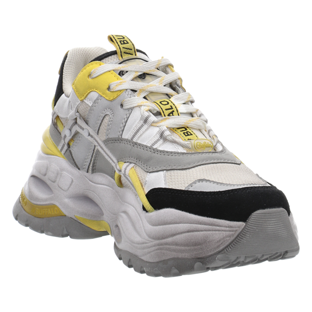 Buffalo - BN16363011 - Triplet Hollow VNTG - grey/yellow - Sneaker