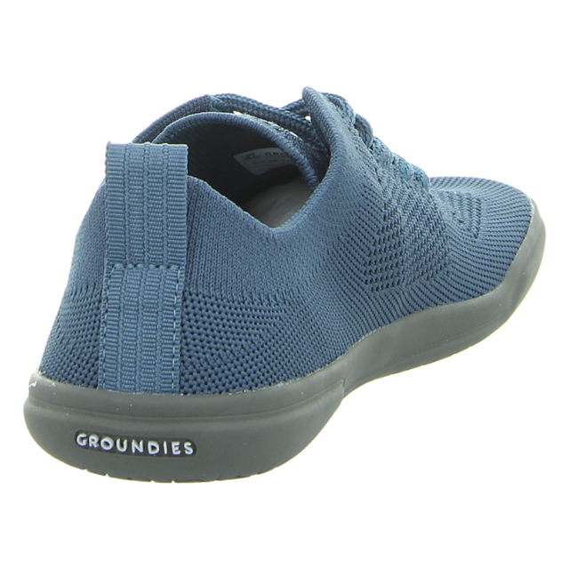 Groundies - GND-130211-07 - Active Knit - blau - Schnrschuhe