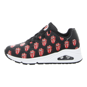 Sneaker - Skechers - Uno - Say It Loud - black/black & red