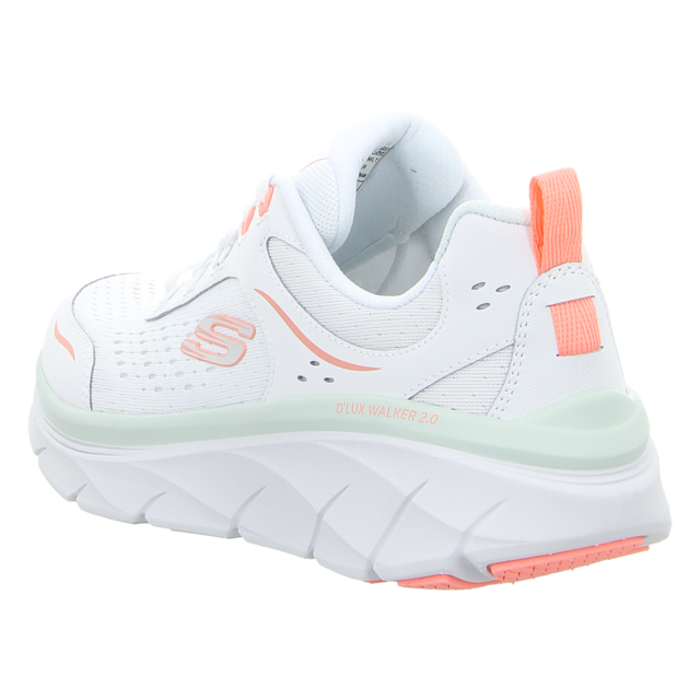 Skechers - 150093 WMLT - DLux Walker 2.0 - white/neon coral/mint - Sneaker