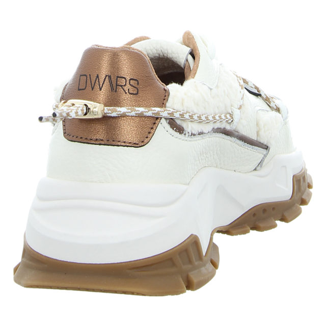 DWRS - B10653-12 - Bonney teddy - off white/bronze - Sneaker