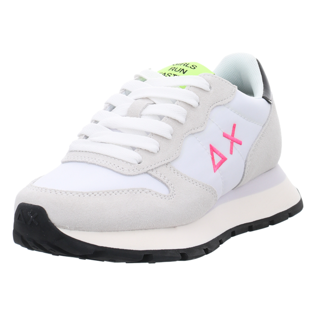 Sun68 - Z35201-0162 BIANCO/FUXIA FLUO - Ally Solid Nylon - bianco/fuxia fluo - Sneaker