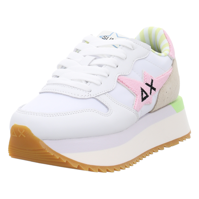 Sun68 - Z35215-0104 WHITE/PINK - Big Stargirl Sponge - white/pink - Sneaker