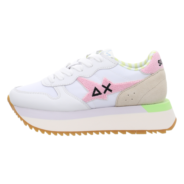 Sun68 - Z35215-0104 WHITE/PINK - Big Stargirl Sponge - white/pink - Sneaker