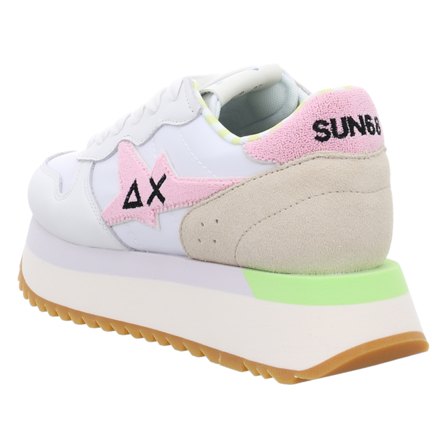 Sun68 - Z35215-0104 WHITE/PINK - Big Stargirl Sponge - white/pink - Sneaker