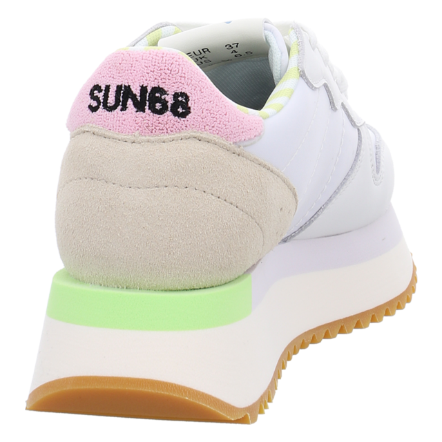 Sun68 - Z35215-0104 WHITE/PINK - Big Stargirl Sponge - white/pink - Sneaker