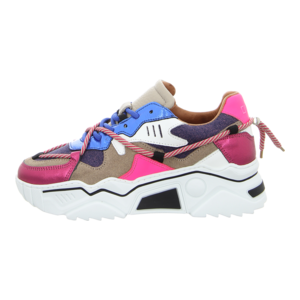 Sneaker - DWRS - Jupiter denim - fuchsia/blue