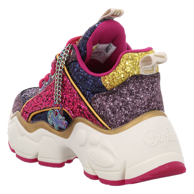 Buffalo - 16362831 - BINARY GLAM - grey/magenta/yellow - Sneaker