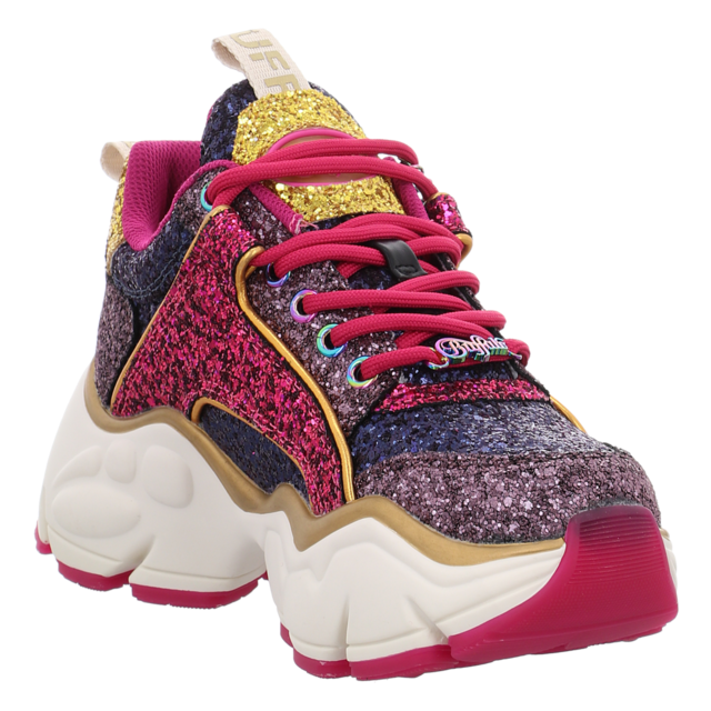 Buffalo - 16362831 - BINARY GLAM - grey/magenta/yellow - Sneaker