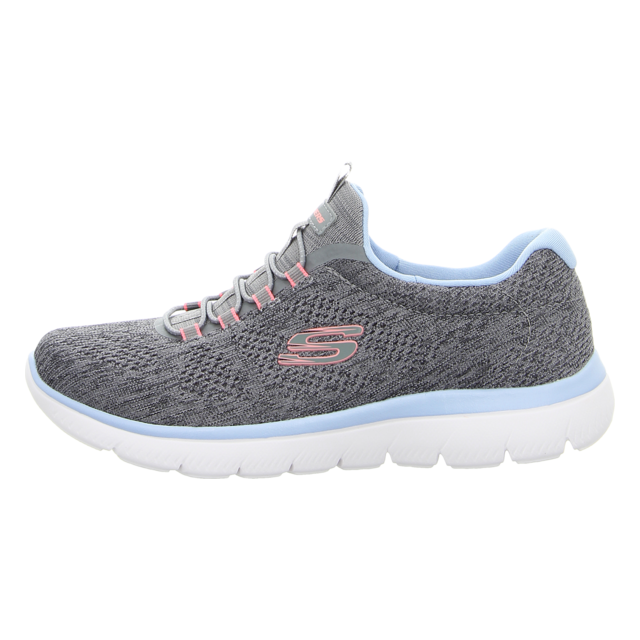 Skechers - 150113 GYMT - Summits-Fun Flair - grey/pink/blue - Slipper