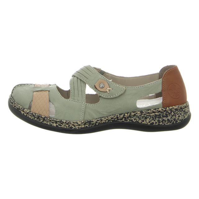 Rieker - 46368-52 - 46368-52 - grn - Slipper