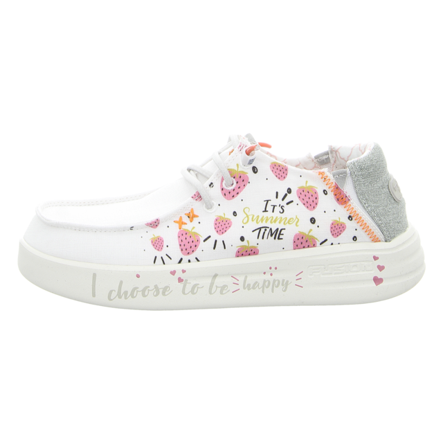 Fusion - Lily print white happy - Lily - white happy - Schnrschuhe