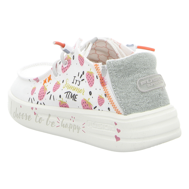 Fusion - Lily print white happy - Lily - white happy - Schnrschuhe