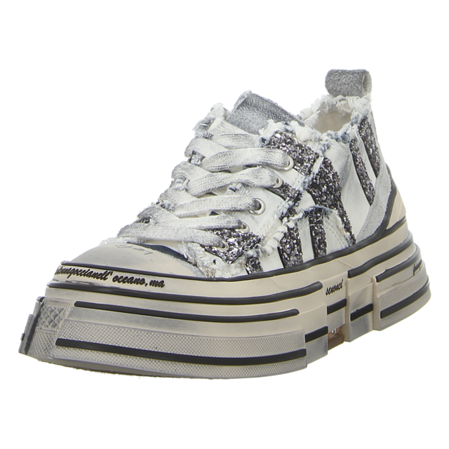 Rebecca White - V02L-6B.V8 - V02L-6B.V8 - white+glitter grey - Sneaker