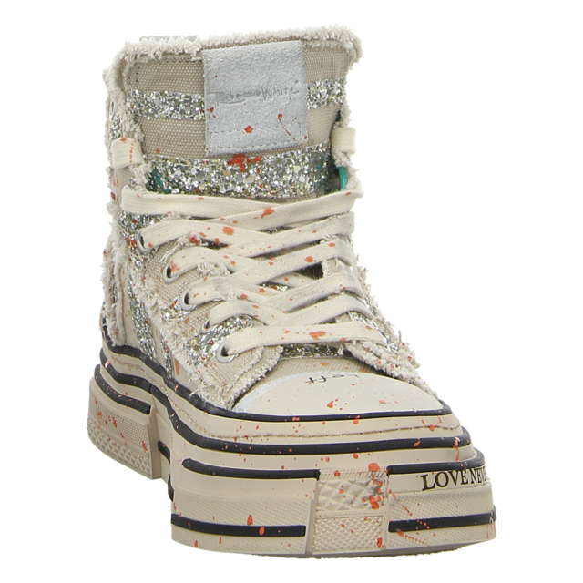 Rebecca White - W16-8A.V2 - W16-8A.V2 - glitter platine - Sneaker