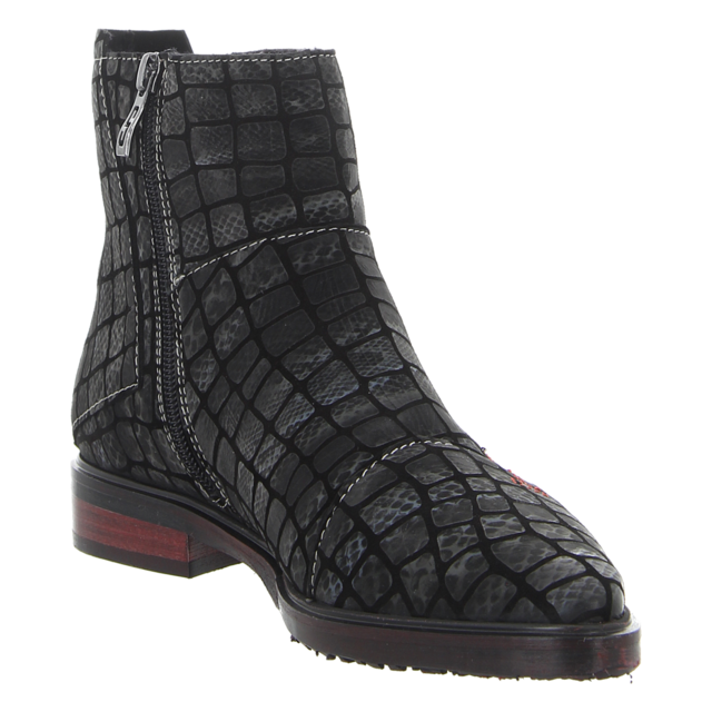 Simen - 7137A GRAU-ROT - 7137A GRAU-ROT - grau-rot - Stiefeletten