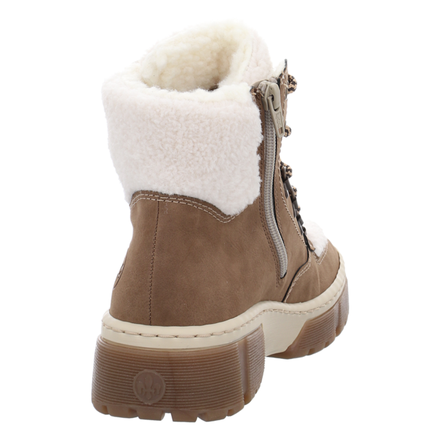 Rieker - X8611-60 - X8611-60 - beige kombi - Stiefeletten