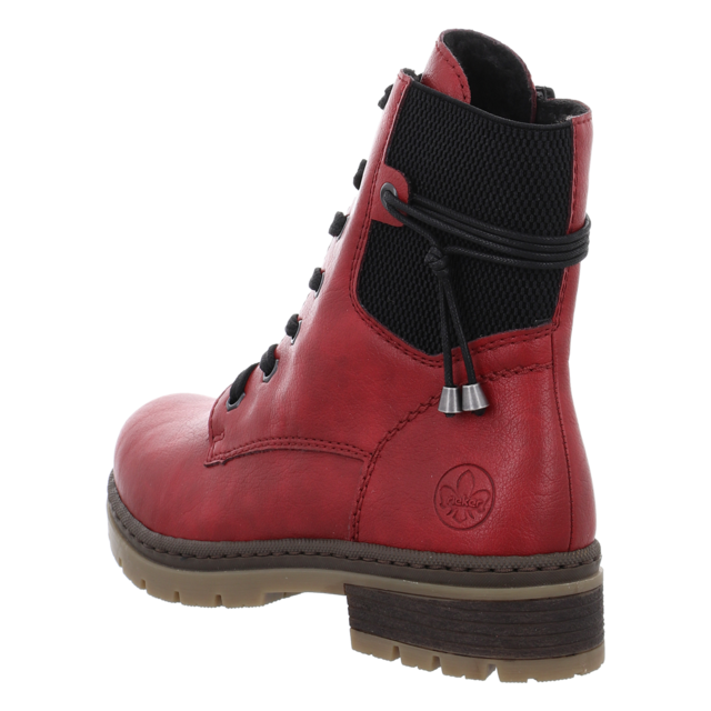 Rieker - Y7431-35 - Y7431-35 - rot - Stiefeletten