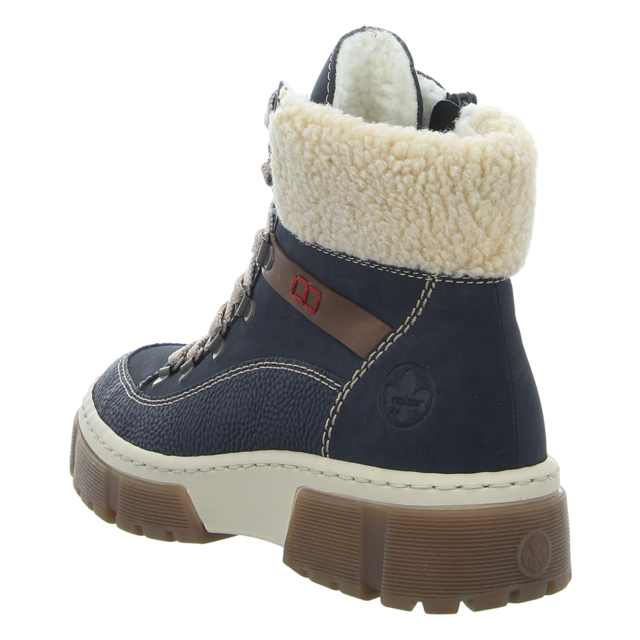 Rieker - X8638-14 - X8638-14 - blau - Stiefeletten