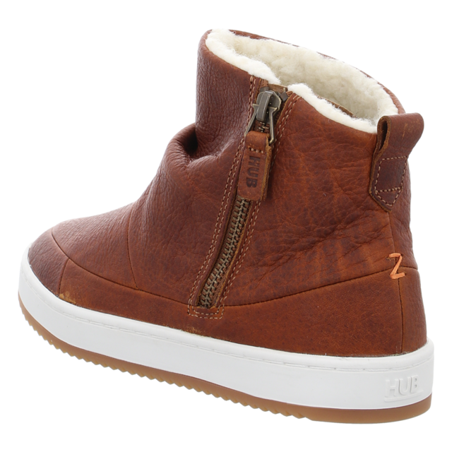 HUB - W4004L30-L04-757 - Ridge L30 - cognac/off white-dkgum - Stiefeletten