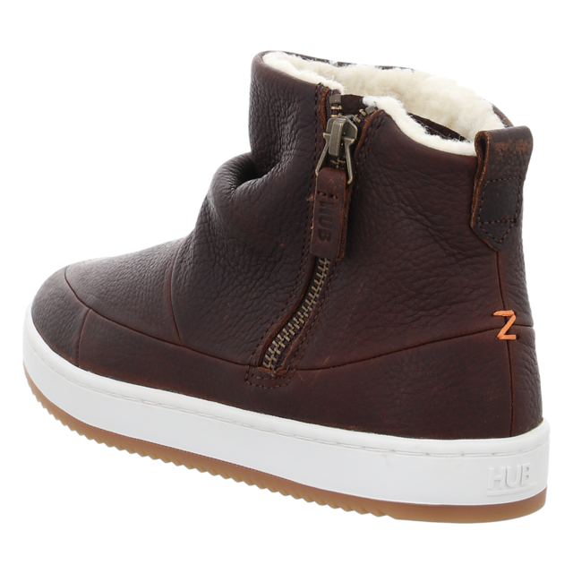 HUB - W4004L30-L04-749 - Ridge L30 - dark brown/off white-dk gum - Stiefeletten