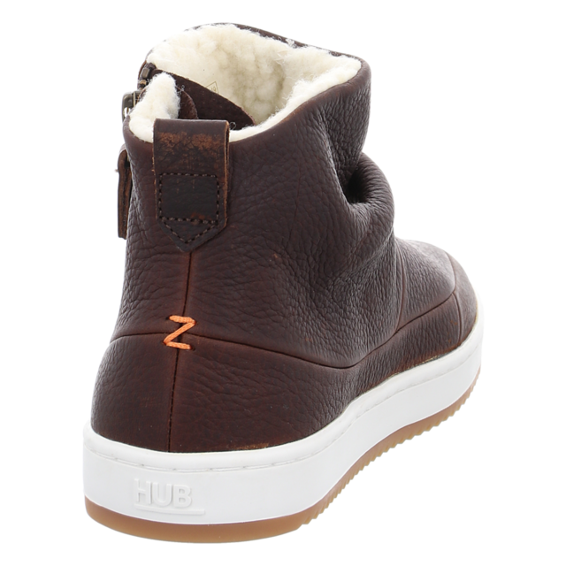 HUB - W4004L30-L04-749 - Ridge L30 - dark brown/off white-dk gum - Stiefeletten