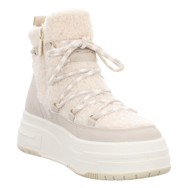 Tamaris - 1-26807-43-418 - 1-26807-43-418 - ivory - Stiefeletten