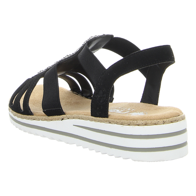 Rieker - V0652-00 - V0652-00 - schwarz - Sandalen