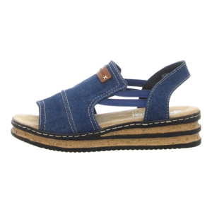 Sandaletten - Rieker - blau