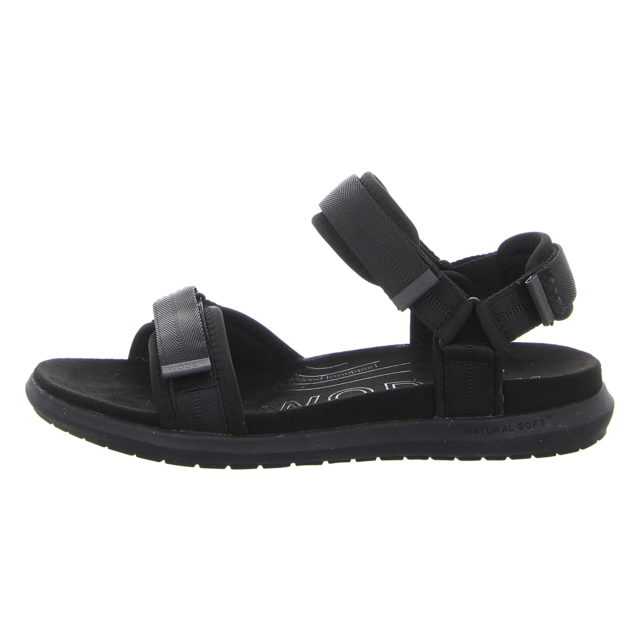 Woden - WL587-020 - Line Lite - black - Sandalen