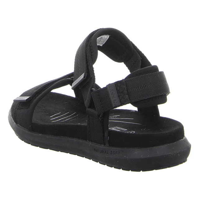 Woden - WL587-020 - Line Lite - black - Sandalen