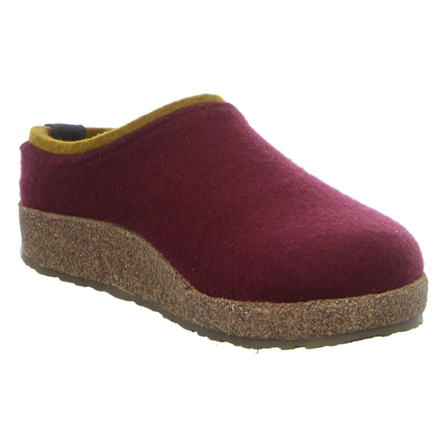 Haflinger - 711056-09 - Grizzly Kris - bordeaux - Hausschuhe